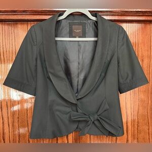 The Limited Women's Sport Suit Coat Jacket Blazer Size Medium Black Bow Accent